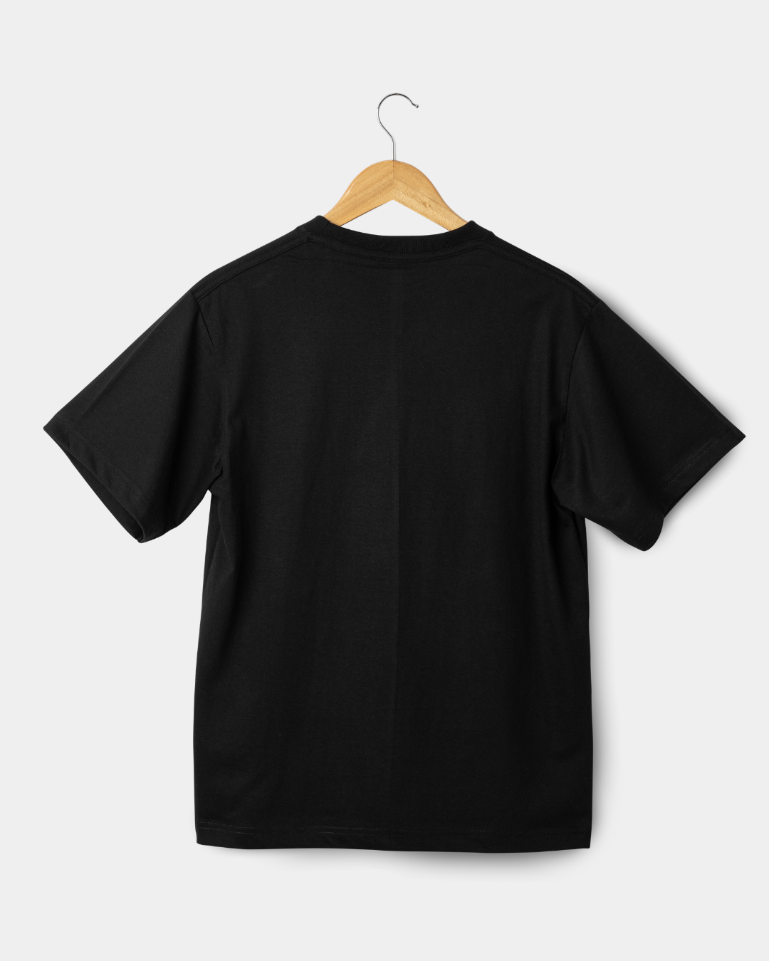 Premium Basic Black Half Sleeve Cotton T-Shirt