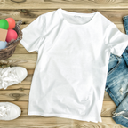 Premium Basic White Half Sleeve Cotton T-Shirt