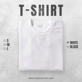 Premium Basic White Half Sleeve Cotton T-Shirt